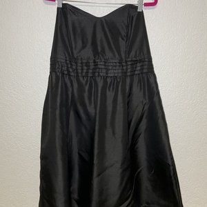 Lane Bryant Black Strapless Formal Dress Mini 16